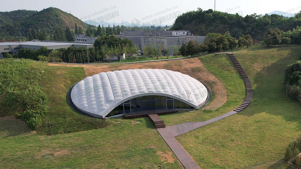 老虎嶺保護(hù)棚PTFE膜結(jié)構(gòu)工程