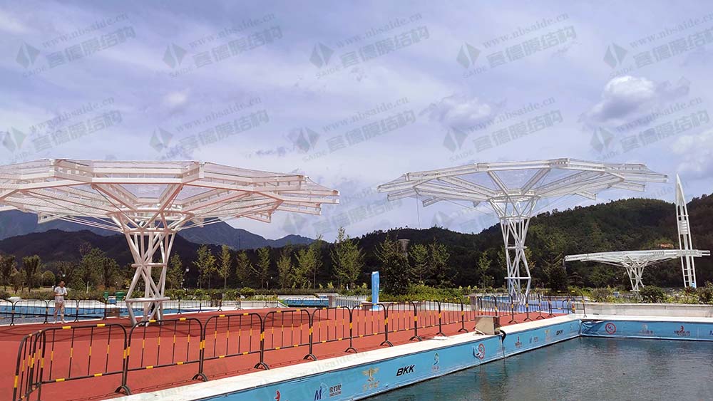 上猶縣釣魚基地-ETFE景觀傘