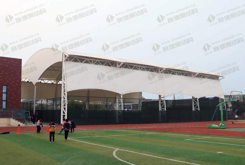 寧波古林小學(xué)網(wǎng)球場(chǎng)膜結(jié)構(gòu)