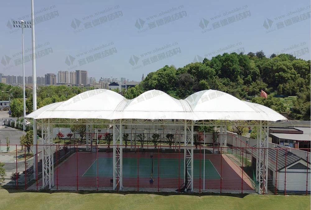 紹興柯巖風(fēng)景區(qū)-網(wǎng)球場(chǎng)和運(yùn)動(dòng)場(chǎng)看臺(tái)